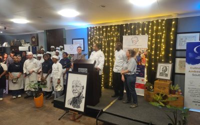 Sandton Chefs Circle Celebrates Mandela Day with Chefs with Compassion #67000L for Mandela Day Challenge.